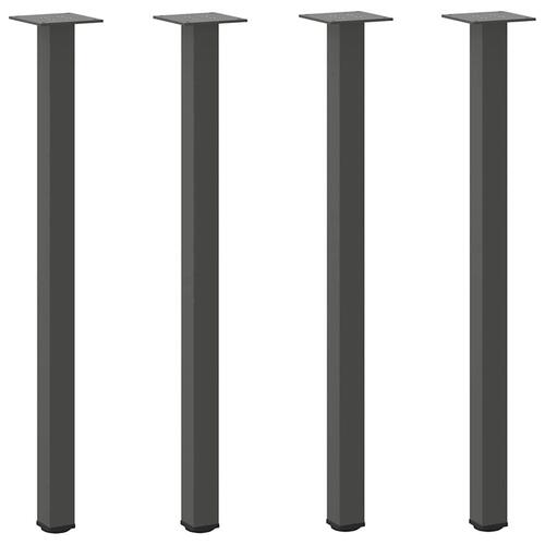 Sofabordben 4 stk. 72-74 cm stål antracitgrå