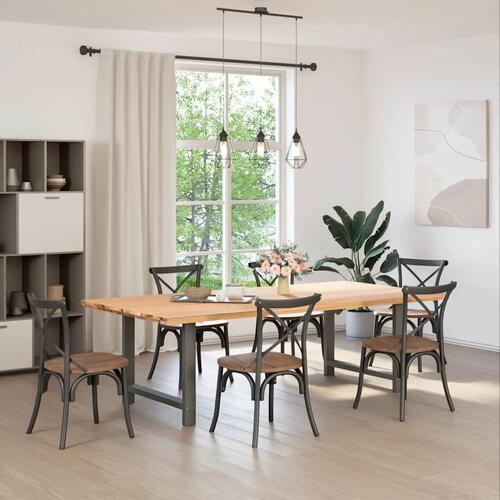 Sofabordben 2 stk. 90x(72-73) cm stål antracitgrå