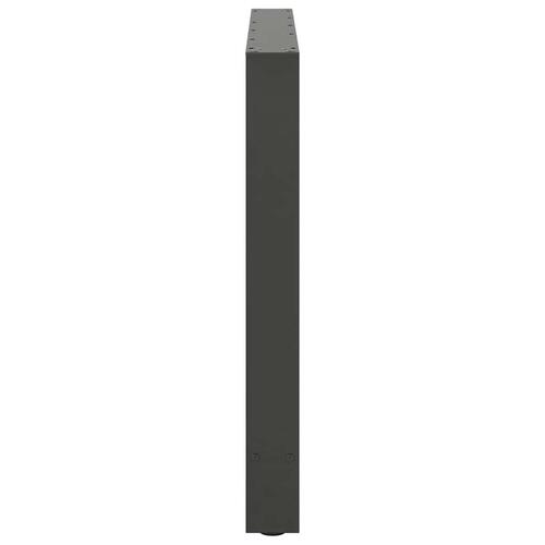 Sofabordben 2 stk. 90x(72-73) cm stål antracitgrå
