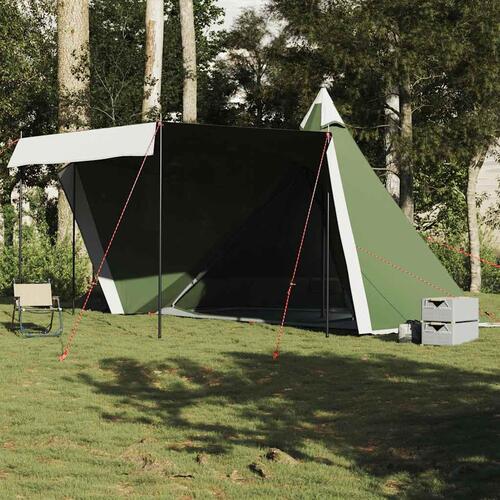 6-personers campingtelt vandafvisende grøn