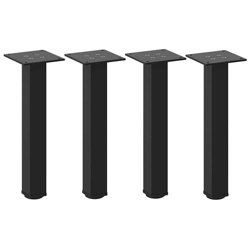 Sofabordben 4 stk. 30-32 cm stål sort