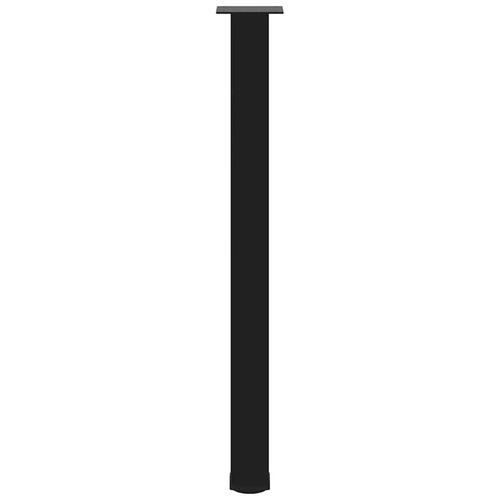 Sofabordben 4 stk. 100-102 cm stål sort