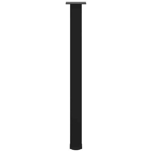 Sofabordben 4 stk. 100-102 cm stål sort