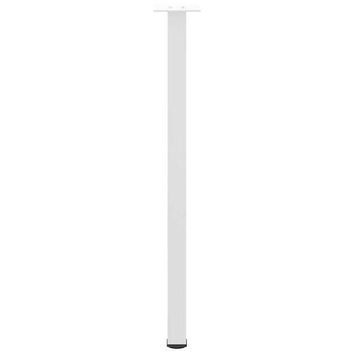 Sofabordben 4 stk. 72-74 cm stål hvid