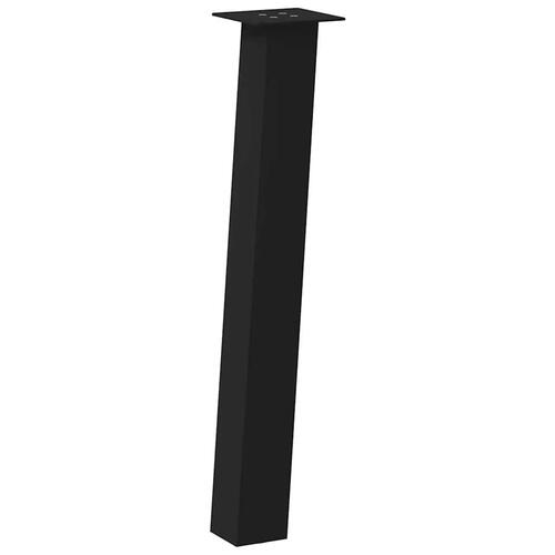 Sofabordben 4 stk. 72 cm stål sort