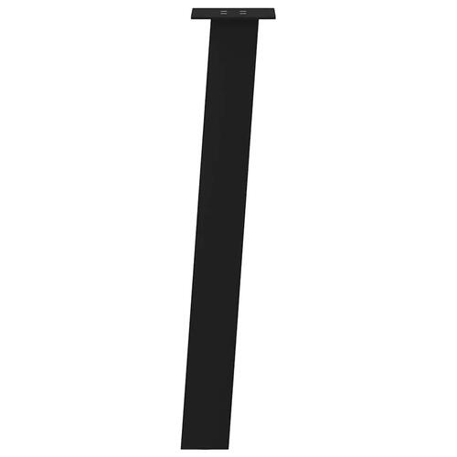 Sofabordben 4 stk. 72 cm stål sort