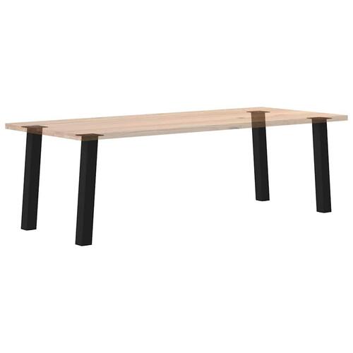 Sofabordben 4 stk. 72 cm stål sort