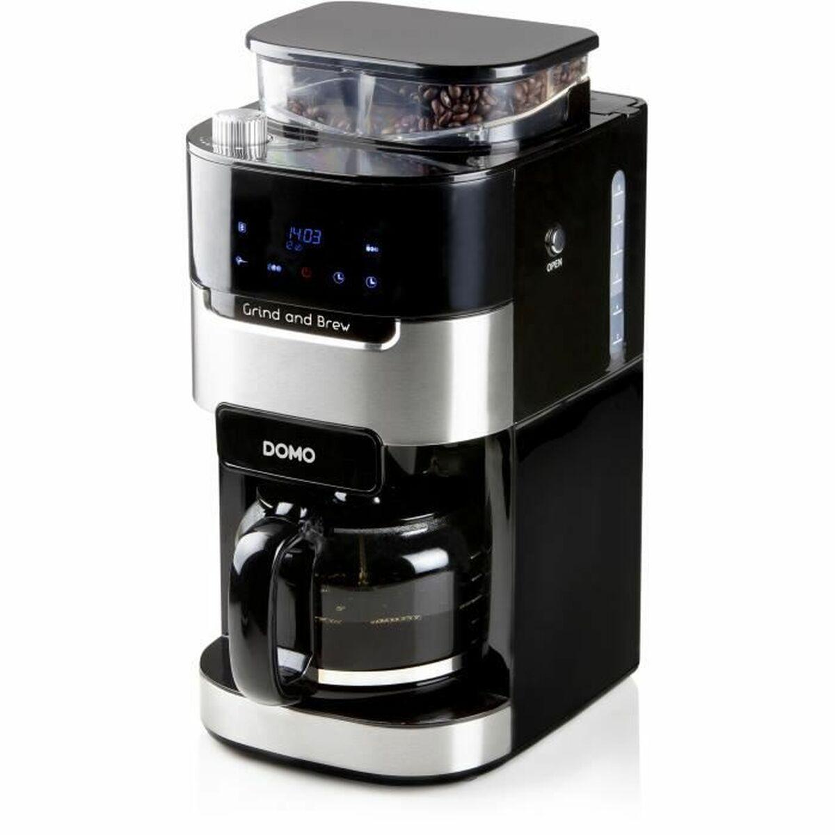 Drip Coffee Machine DOMO DO721K 1,5 L Sort