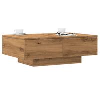 Sofabord 90x60x31 cm konstrueret træ kunsteg