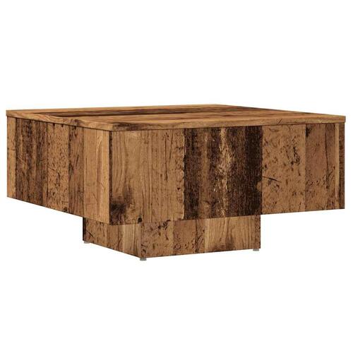 Sofabord 60x60x31,5 cm konstrueret træ antikt træ