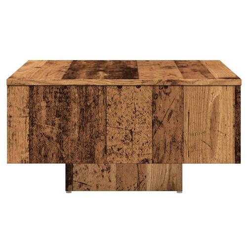 Sofabord 60x60x31,5 cm konstrueret træ antikt træ