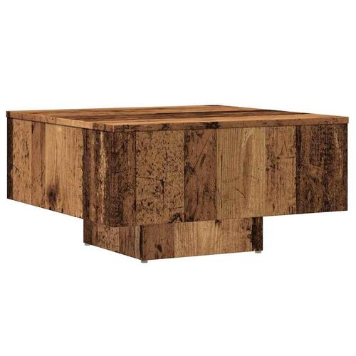 Sofabord 60x60x31,5 cm konstrueret træ antikt træ