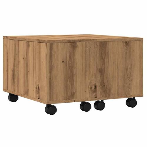 Sofabord 60x60x38 cm konstrueret træ kunsteg