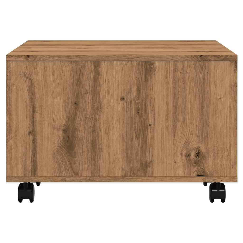 Sofabord 60x60x38 cm konstrueret træ kunsteg