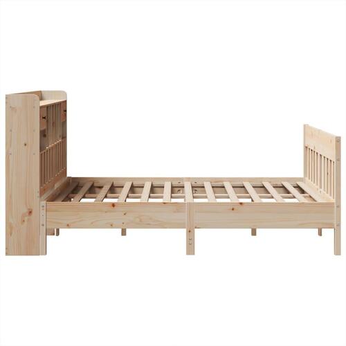 Sengeramme uden madras 140x200 cm massivt fyrretræ