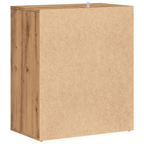 Skoskab 60×35×70 cm i konstrueret træ - kunsteg, 5 hylder