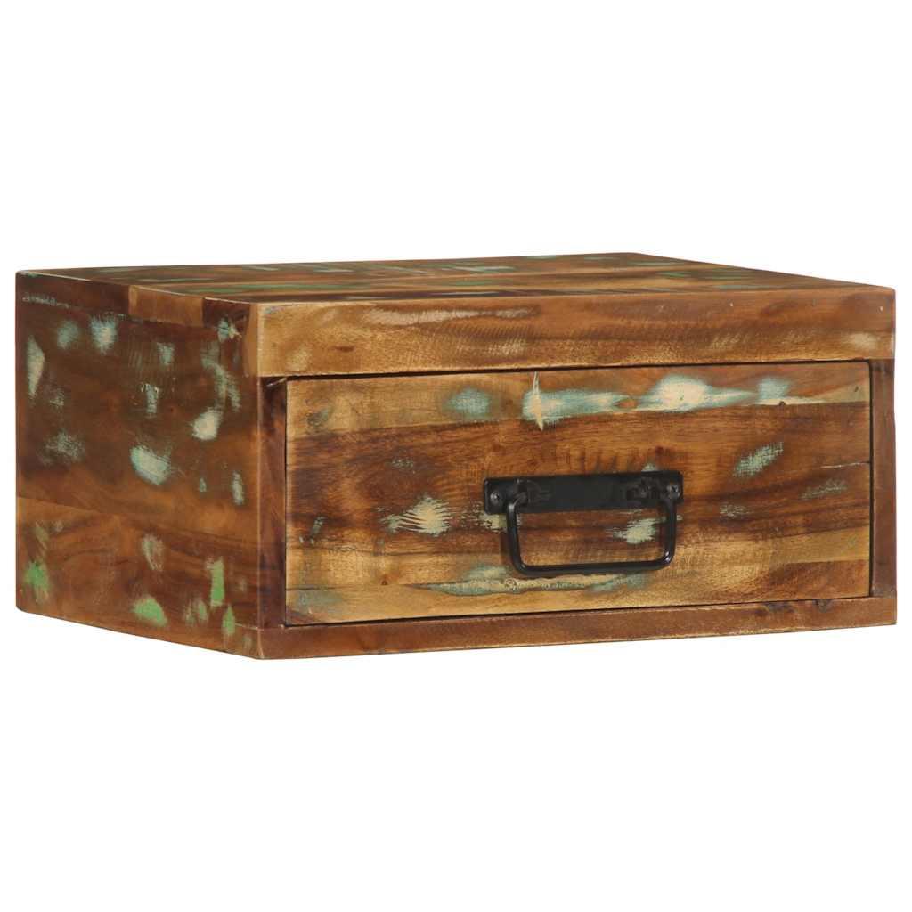 Væghængte Sengeborde - 1 / Massivt genanvendt træ