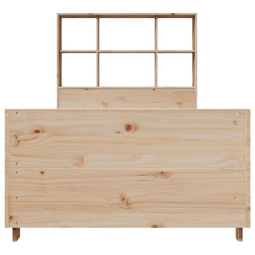Sengeramme uden madras 90x190 cm massivt fyrretræ
