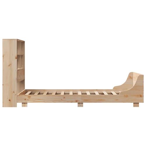 Sengeramme uden madras 90x190 cm massivt fyrretræ