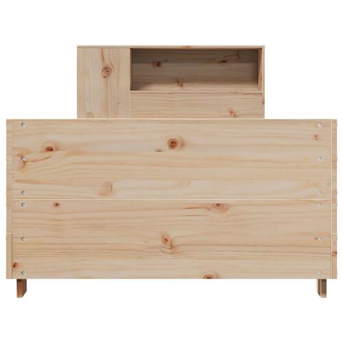 Sengeramme uden madras 100x200 cm massivt fyrretræ