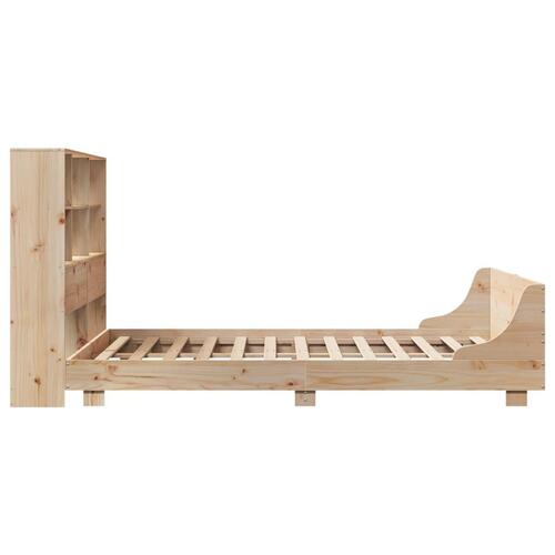 Sengeramme uden madras 120x200 cm massivt fyrretræ