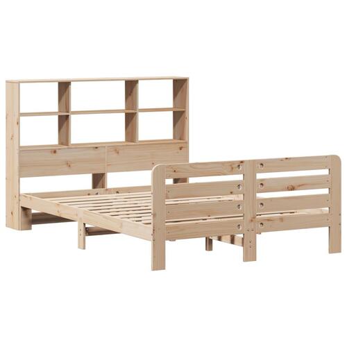Sengeramme uden madras 120x190 cm massivt fyrretræ