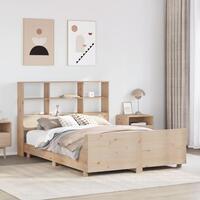 Sengeramme uden madras 140x200 cm massivt fyrretræ