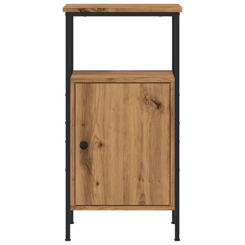 Sengebord 41x31x80 cm konstrueret træ kunsteg