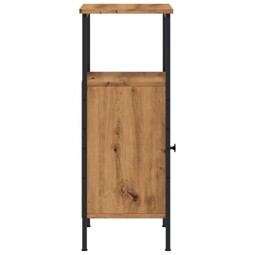 Sengebord 41x31x80 cm konstrueret træ kunsteg