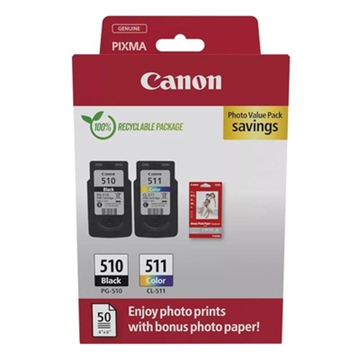 Blækpatron Canon PG-510/CL-511 Photo Value Pack - Multifarvet