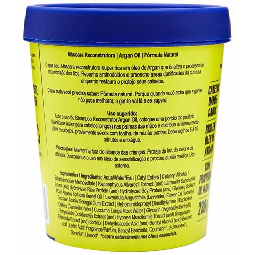 Reparerende hårmaske Lola Cosmetics Argan Oil 230 g