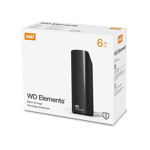 Ekstern harddisk Western Digital WDBWLG0060HBK-EESN Sort 6 TB