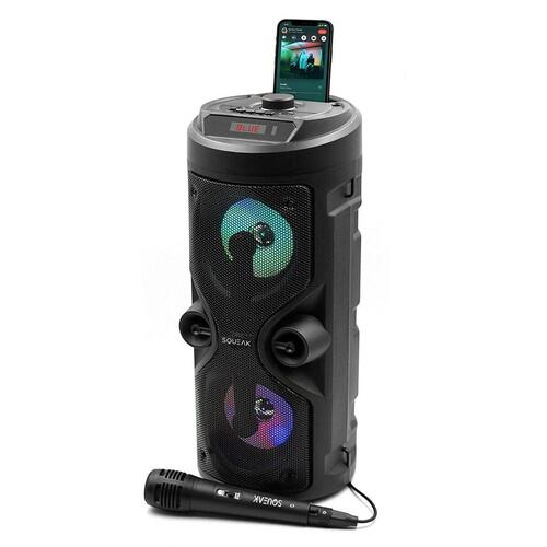 Transportable Bluetooth-højttalere SQUEAK SQ1004 Sort 40 W