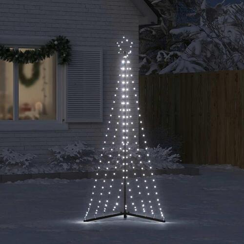 Juletræslys 339 LED'er 182 cm koldt hvidt lys