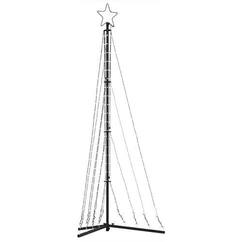 Juletræslys 339 LED'er 182 cm koldt hvidt lys
