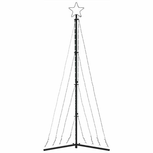 Juletræslys 339 LED'er 182 cm koldt hvidt lys