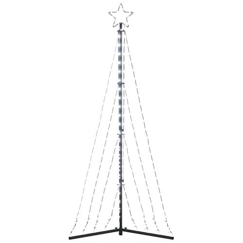 Juletræslys 339 LED'er 182 cm koldt hvidt lys