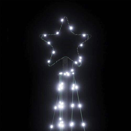 Juletræslys 339 LED'er 182 cm koldt hvidt lys