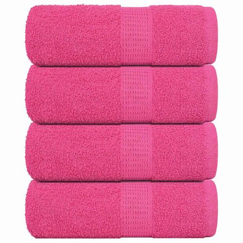 Håndklæder 4 stk. 30x30 cm 360 g/m2 100 % bomuld lyserød