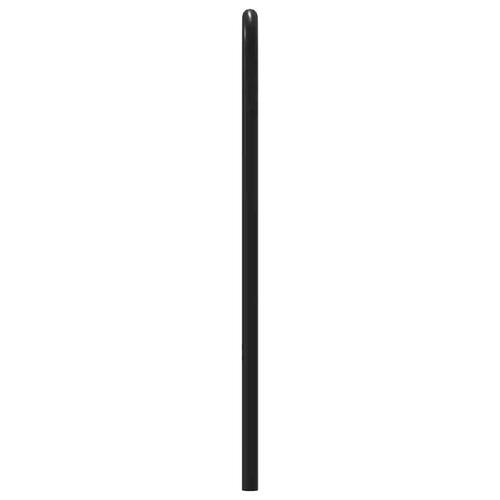 Sengegavl 135 cm stål og konstrueret træ sonoma-eg