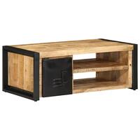 Sofabord 90x50x36 cm massivt ru mangotræ