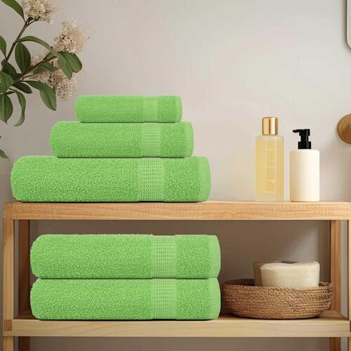 Badehåndklæder 10stk. 100x150 cm 360g/m2 100% bomuld æblegrøn