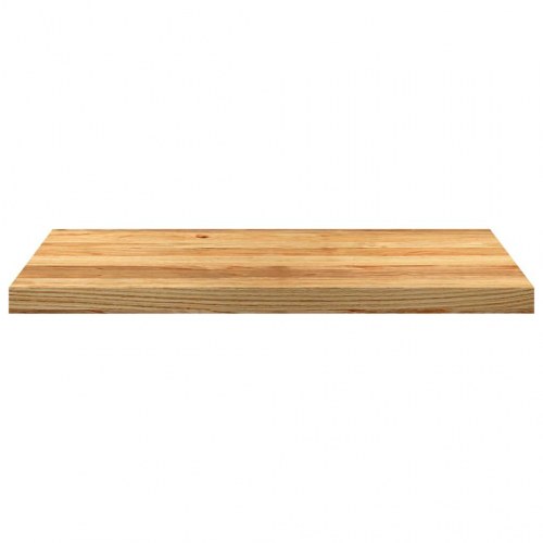 Vindueskarme 2 stk. lysebrun 80 x 40 x 2 cm massivt egetræ