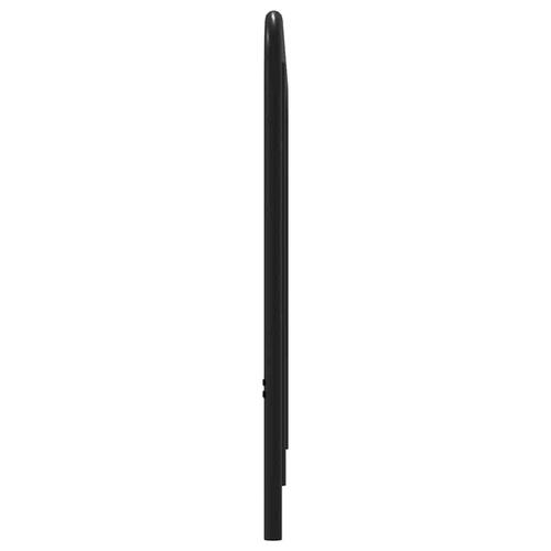 Sengegavl 180 cm stål og konstrueret træ sonoma-eg