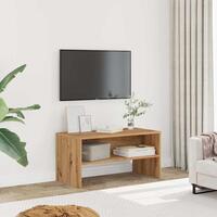 Tv-bord 80x40x40 cm konstrueret træ kunsteg