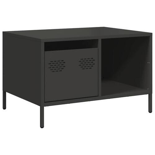 Sofabord 68,5x50x43,5 cm koldvalset stål sort