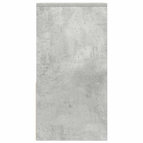 Sengebord med skuffe 35x34x66,5 cm betongrå