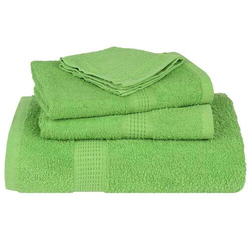 Håndklæder 2 stk. 30x30 cm 360 g/m2 100 % bomuld æblegrøn