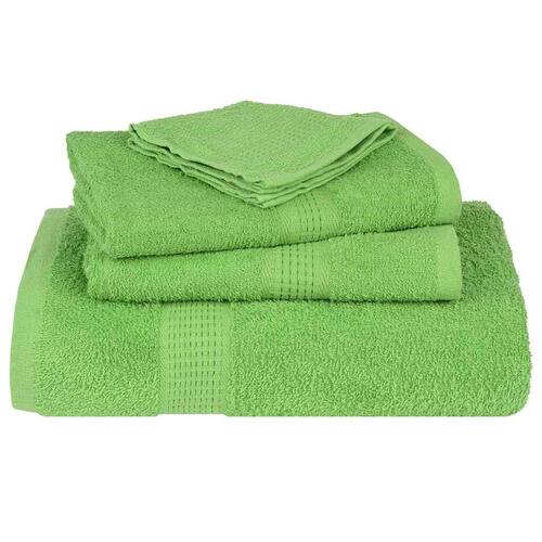 Badehåndklæder 2 stk. 100x150 cm 360g/m2 100% bomuld æblegrøn