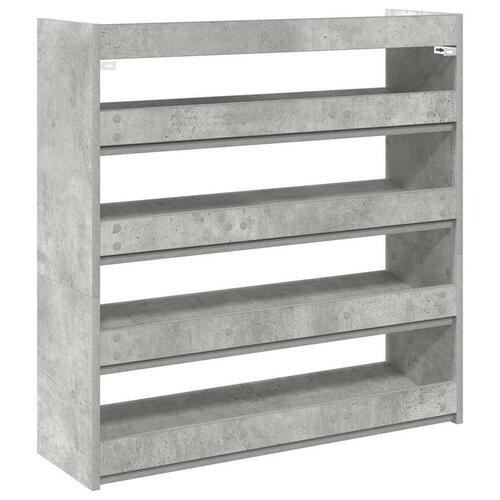 Skoreol 80x25x81 cm konstrueret træ betongrå